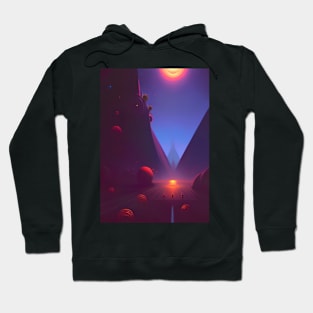 BEAUTIFUL SUNSET ON PLANET TAG Hoodie